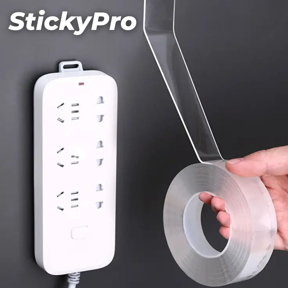 StickyPro - Ultra-strong double-sided adhesive for versatile home & office use