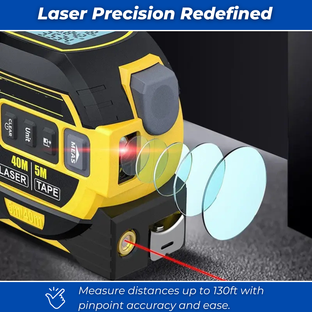 LaserPro - Precision Laser and Tape Measure for Effortless Accuracy