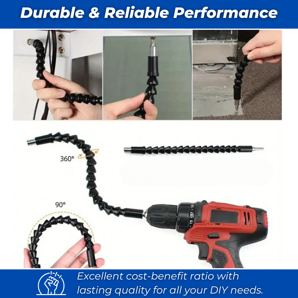 EZFlex Drill - Versatile extension for precision drilling in hard-to-reach areas