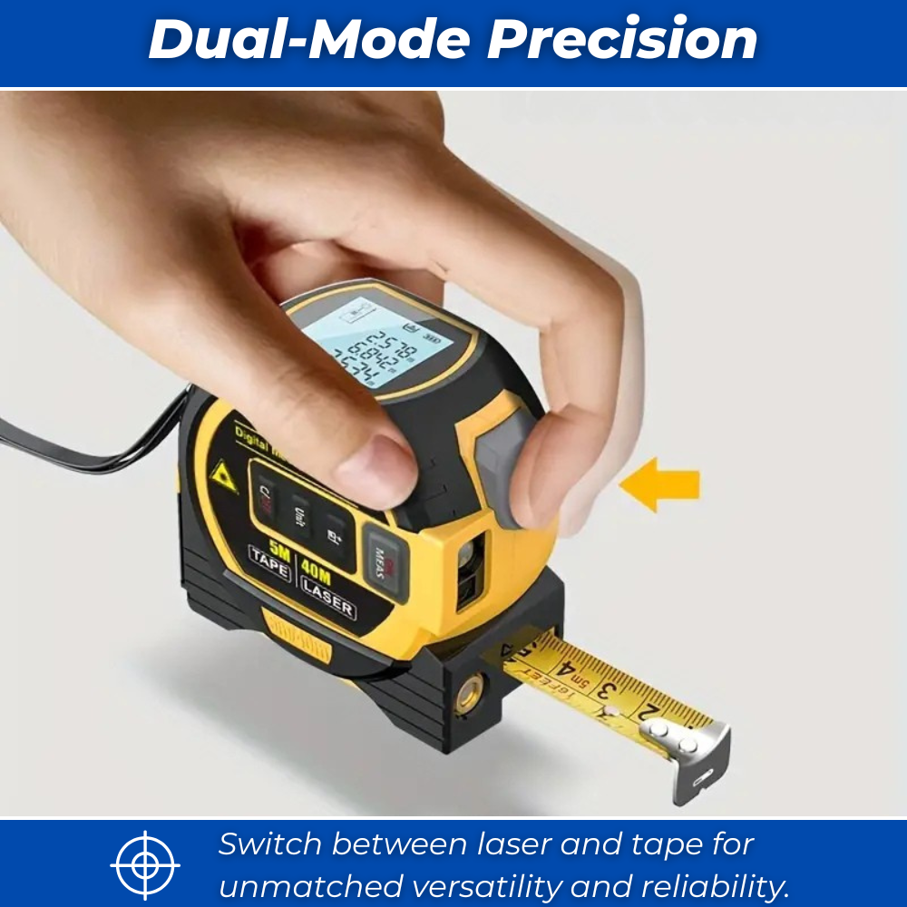 LaserPro - Precision Laser and Tape Measure for Effortless Accuracy