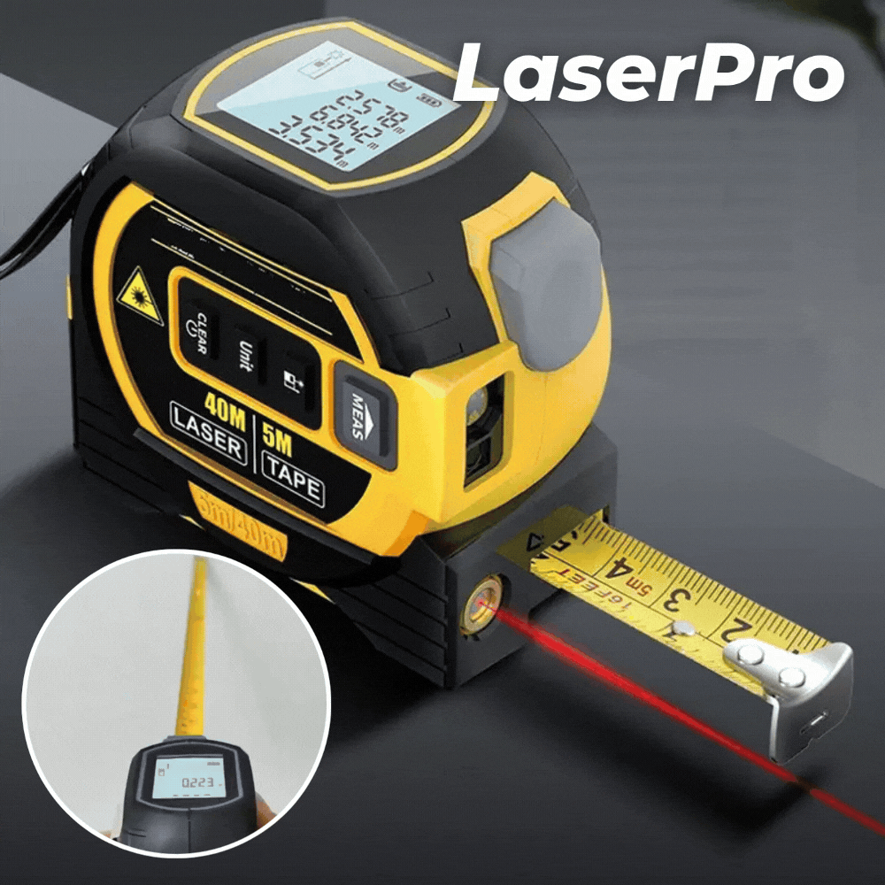 LaserPro - Precision Laser and Tape Measure for Effortless Accuracy
